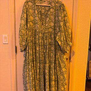 Daughters of India Kyra Midi Dress ~ Jade -NEW-NEVER WORN